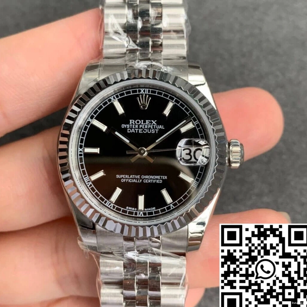 Factory GS M178274-0004 Rolex Black Datejust Dial 0707